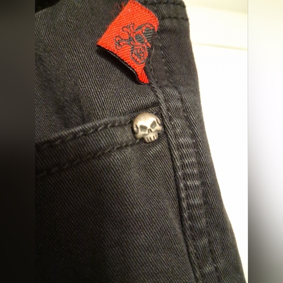 Tripp NYC Y2K Low-Rise Black T-Back Skinny Jeans, size 20R - Picture 11 of 13